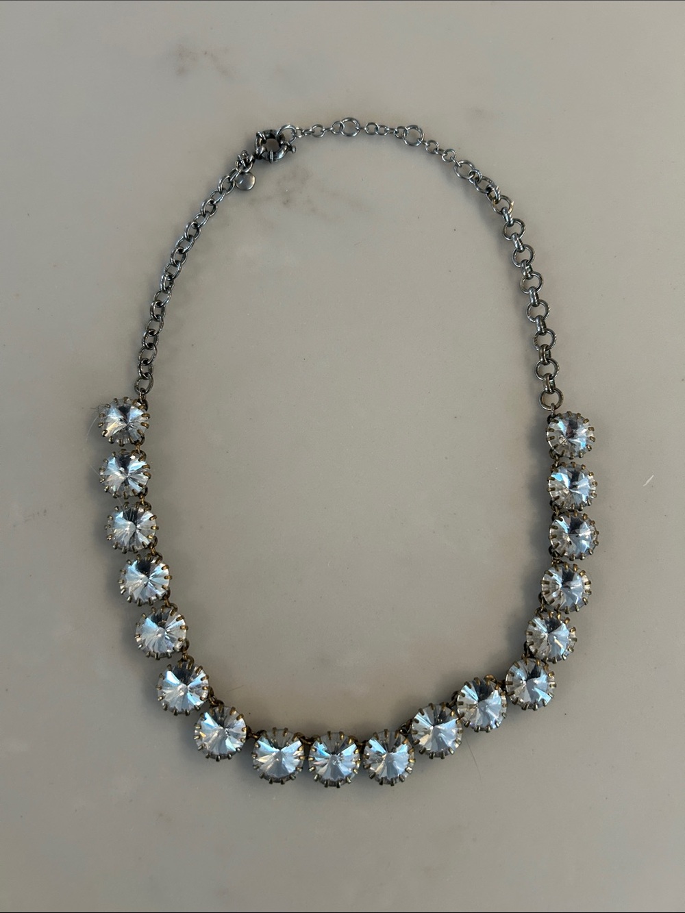 J. Crew Crystal Rivoli Necklace
